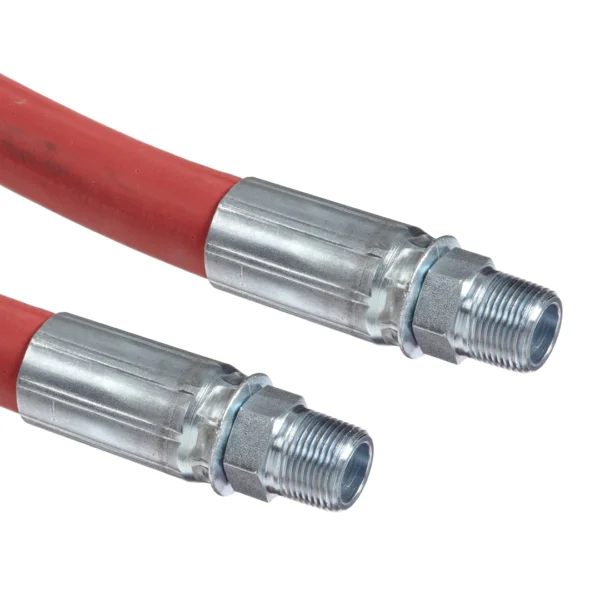 Manguera para vapor con acoples